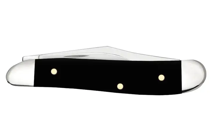 Case Religious Sayings Embellished Peanut Folding Knife - view 4